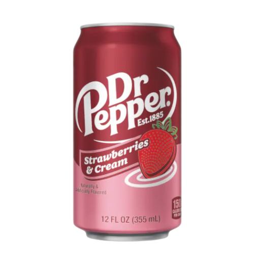 [Drin-All-SE-5754] [Drin-All-SE-5754] Drinks Dr Pepper Strawberries & Cream NPM 355ml 12